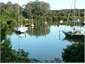 Reflections of Moored Yachts