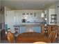 dining and kitchen area
