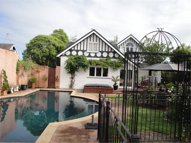 Mediterranean pool and spa 