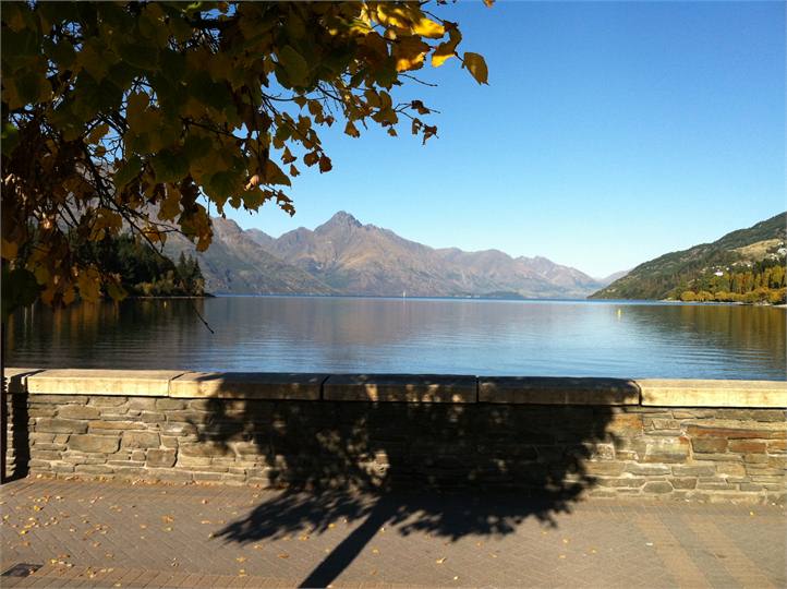 Wander into town and see the lake