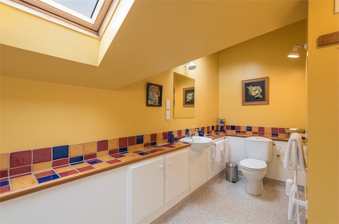 bathroom [ view from walk in shower]