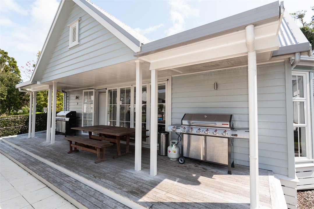 BBQ area at the Pool Complex