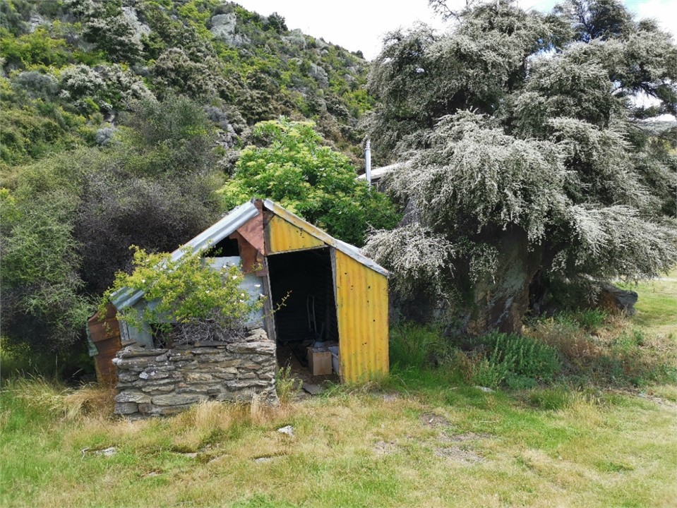 historical gold miners hut
