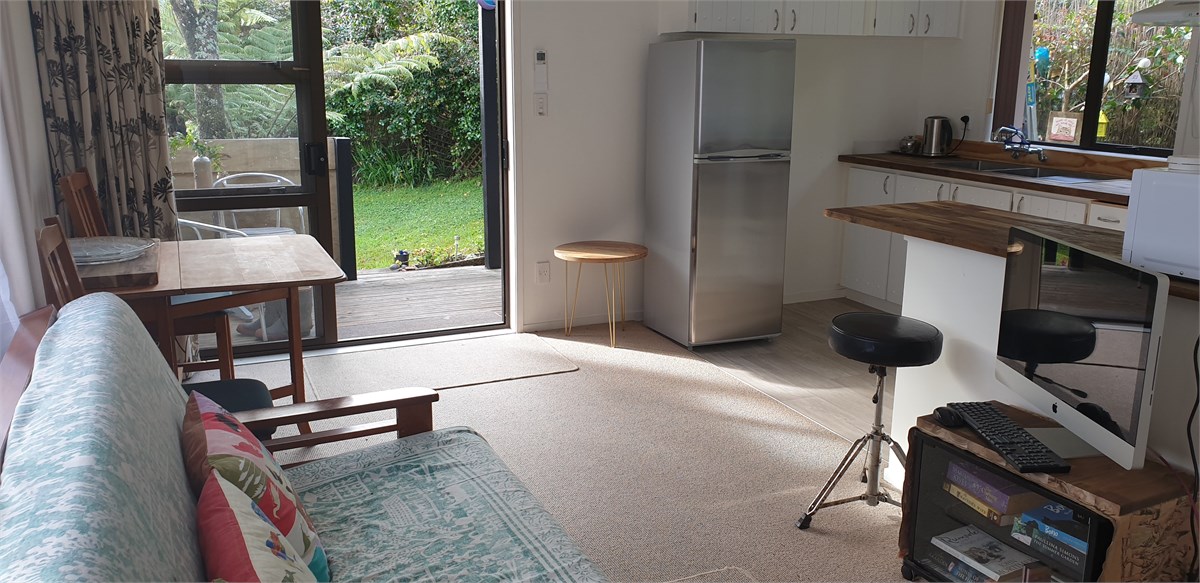 Living area looking out