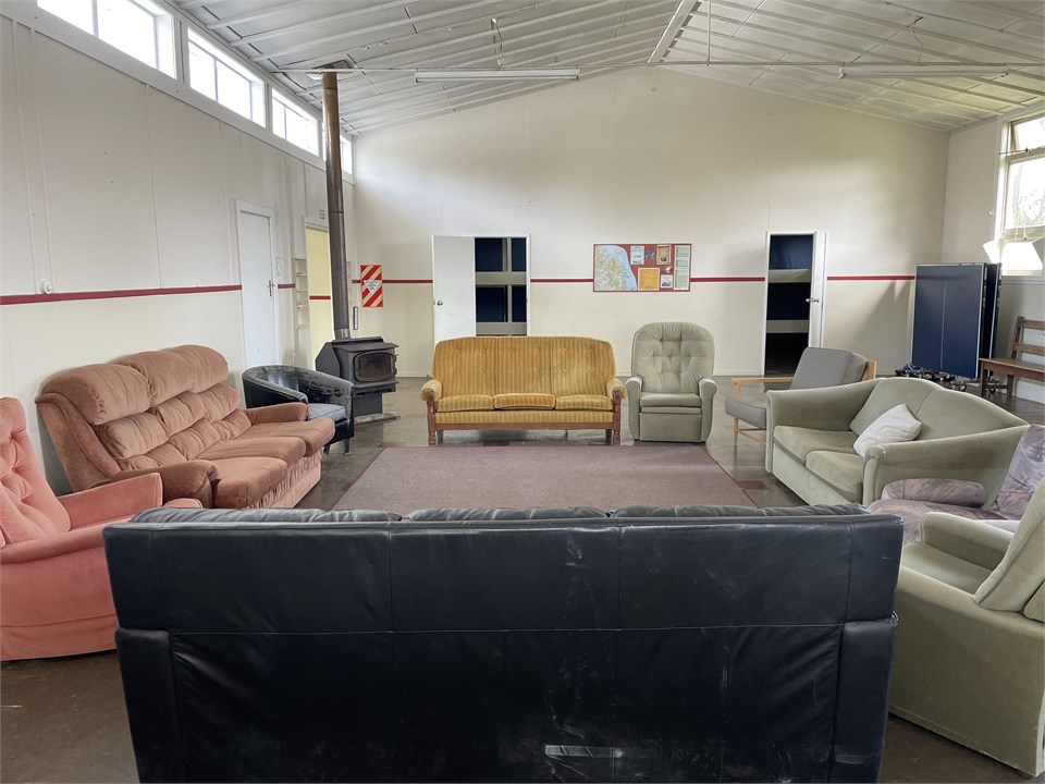 Lounge area in main lodge