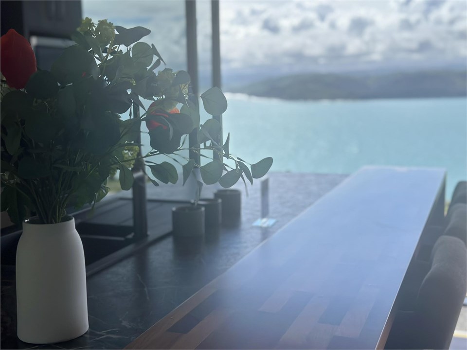 Close up of dining view