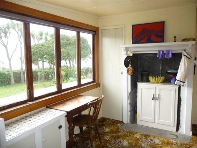 Kitchen window to deck