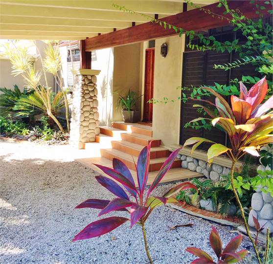 private front entrance