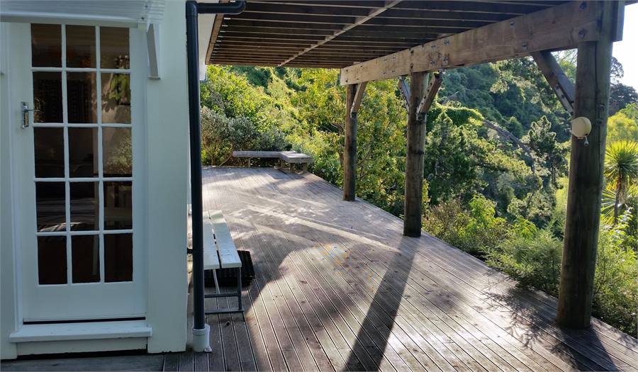 Curious Orange - relax on the lovely huge deck