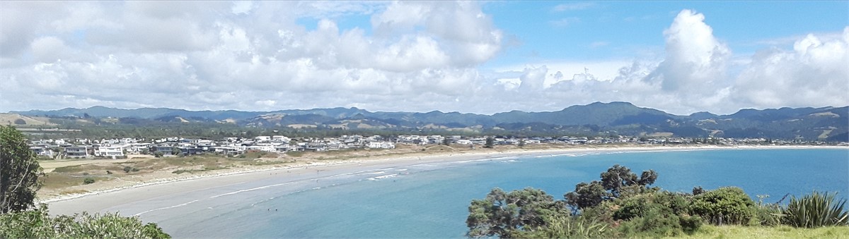 Omaha Bay. View from nearby hill. (20 min walk)