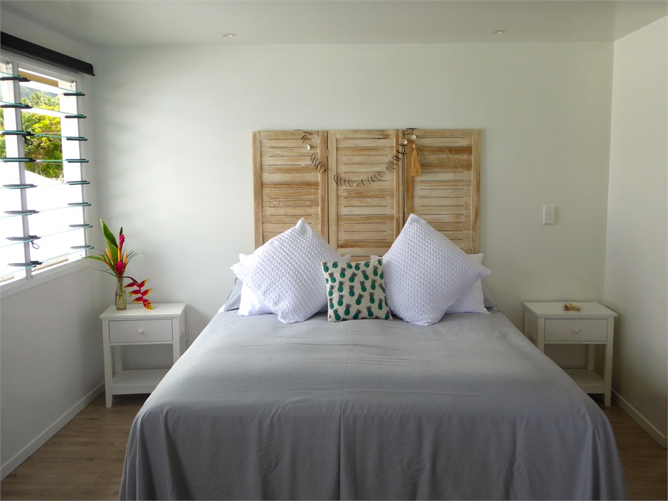 the second bed is in the main open plan area