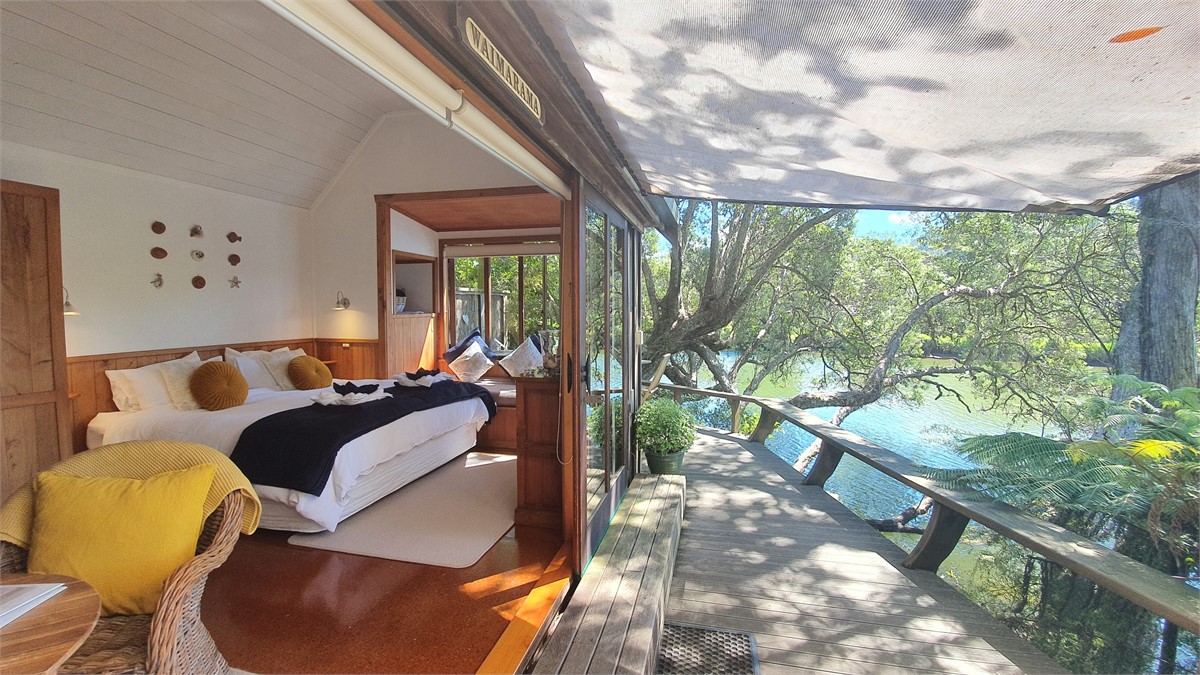 Chic and cosy interior with stunning views