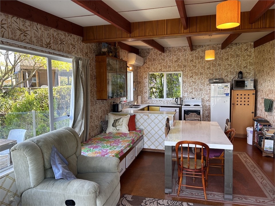 open plan kitchen lounge