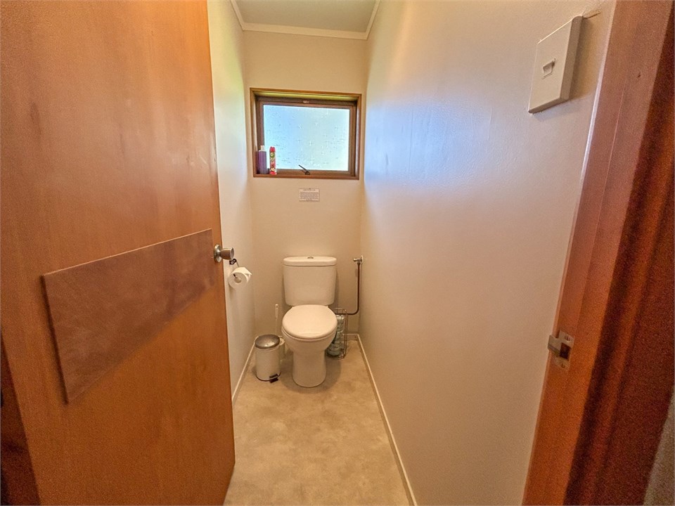 Upstairs separate toilet