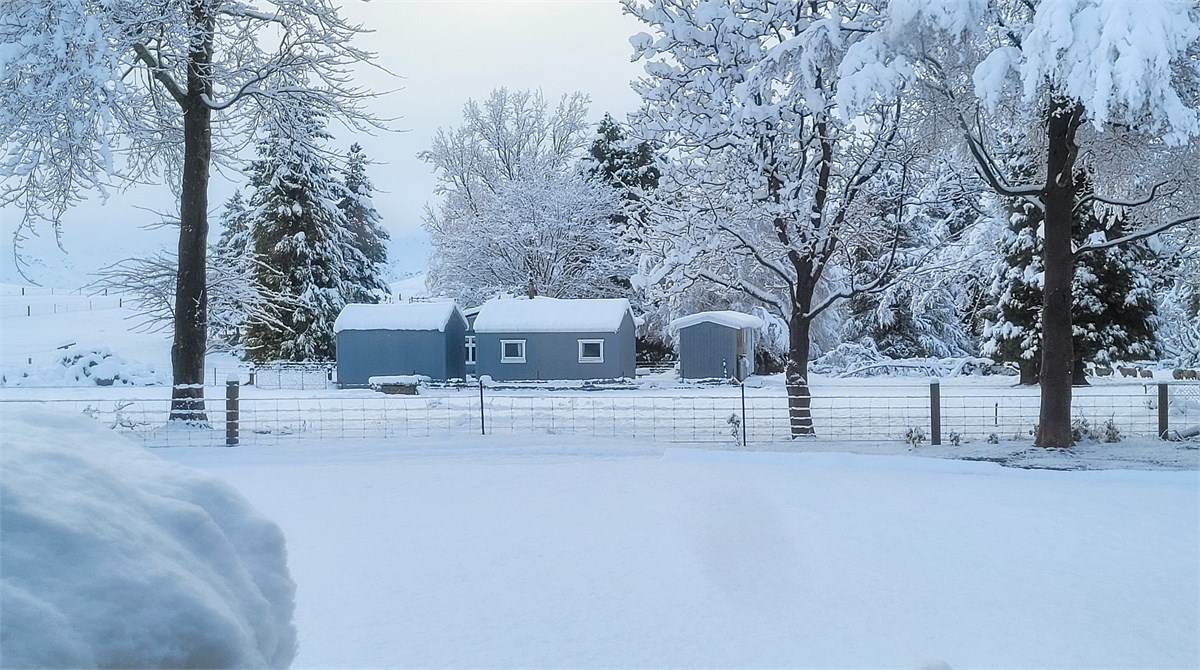 Ribbonwood Quarters in snow (come prepared in the 