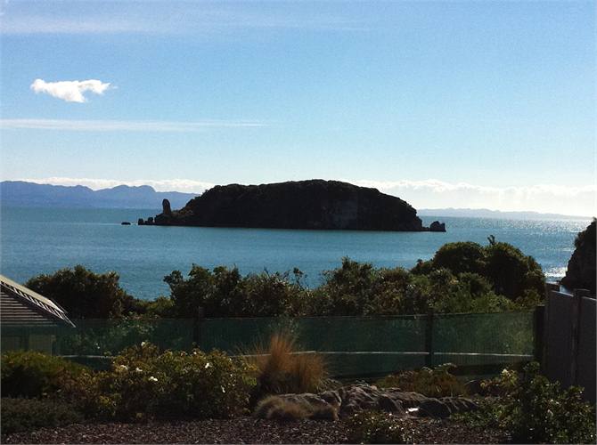 Day view of one of Tata islands from garden
