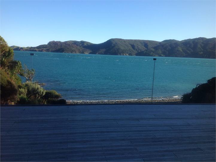 View from the lounge towards D'uville Island