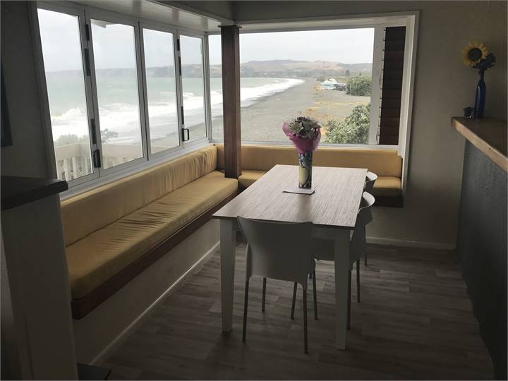 Dining room & view of beach