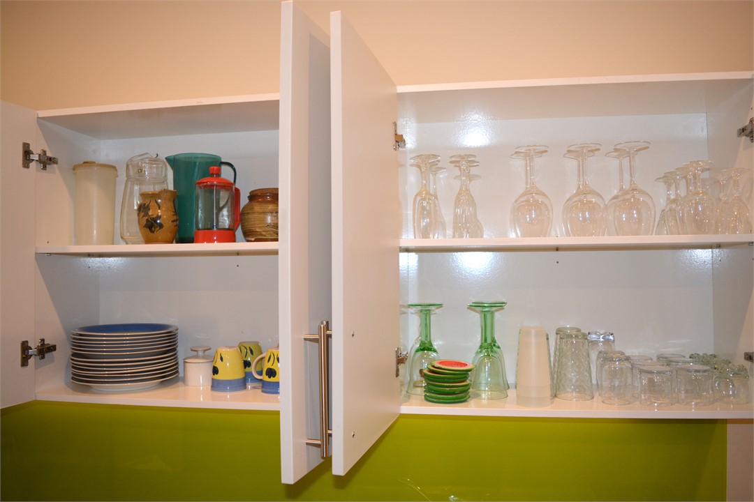 All Glasses, Cups Plates utensils etc are provided