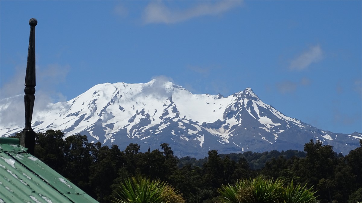Mountain view from deck and lounge