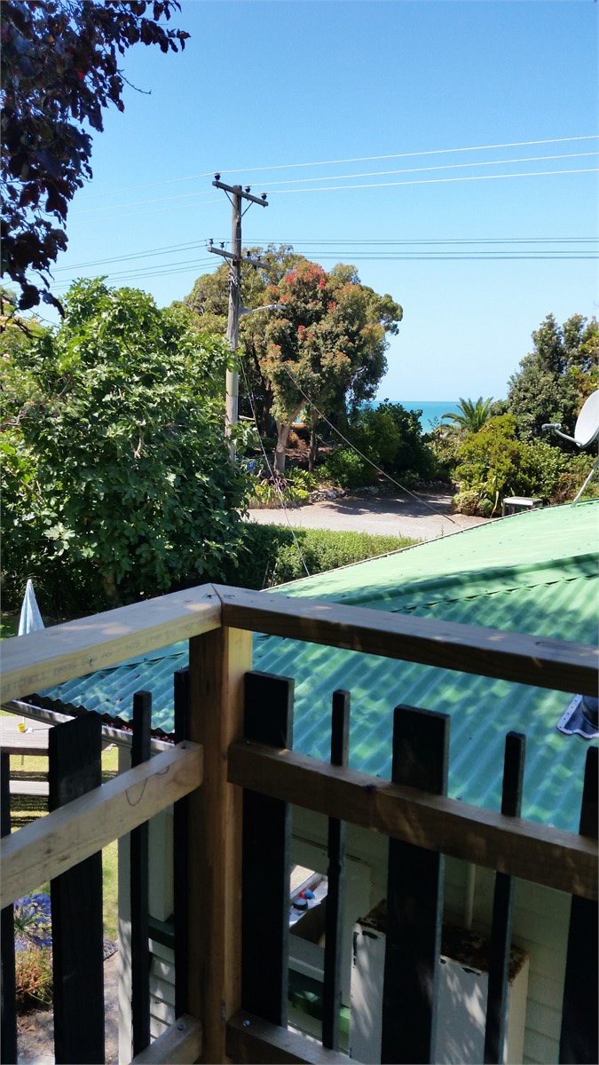 View from Deck behind house