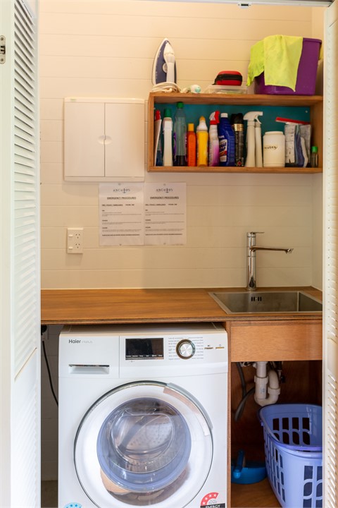 Laundry with front load washer