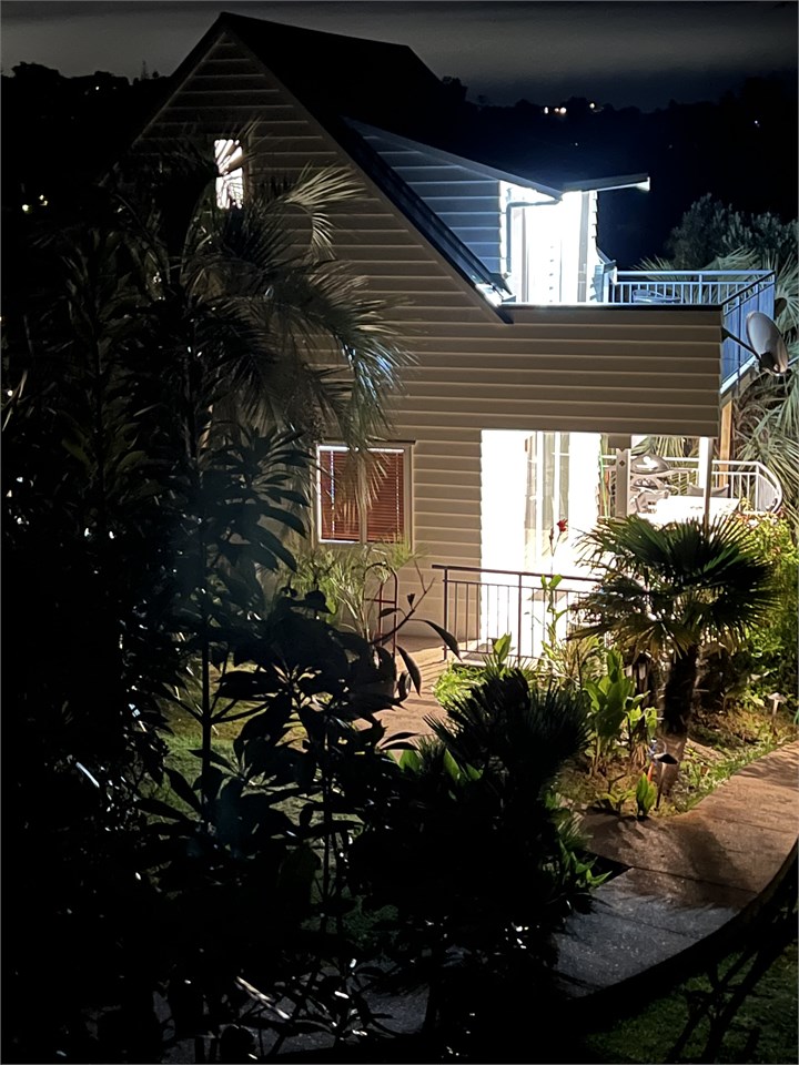 LIT UP IN THE EVENING FOR ALFRESCO DINING ON THE C