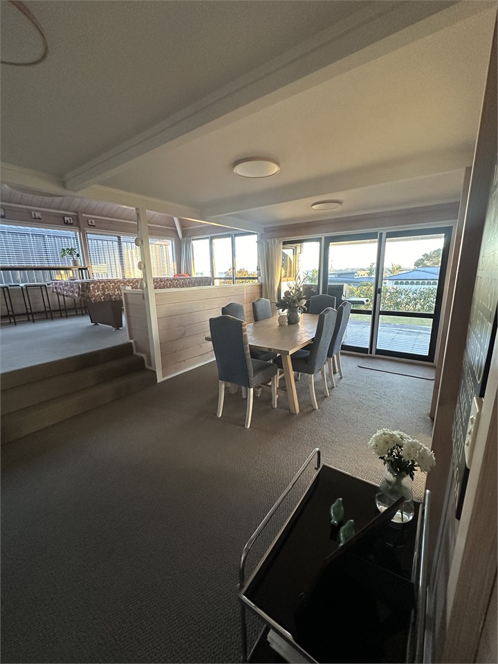 Dining and pool room