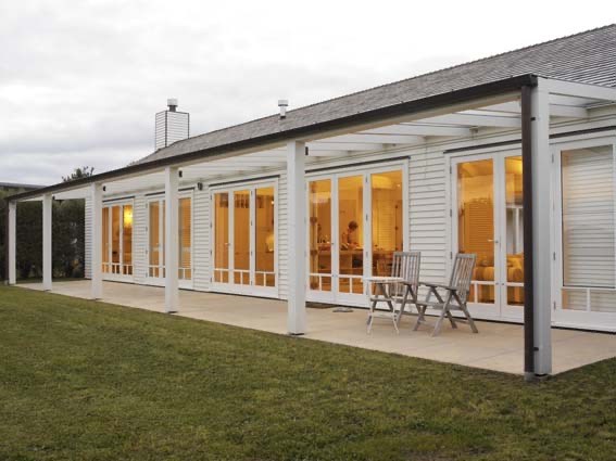 Sea facing side of house