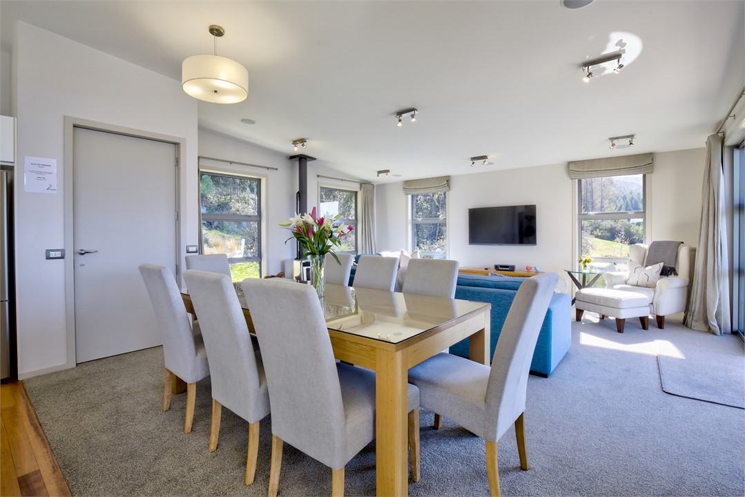 Dining table seats 8