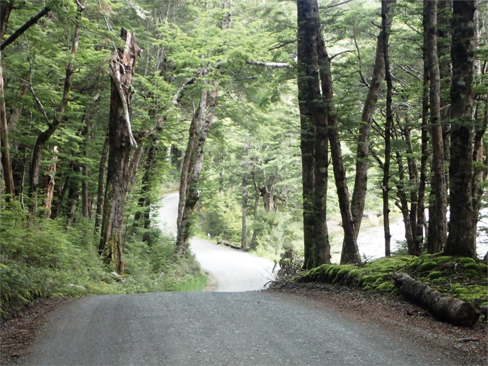 The drive to the Mavora Lakes Conservation Area