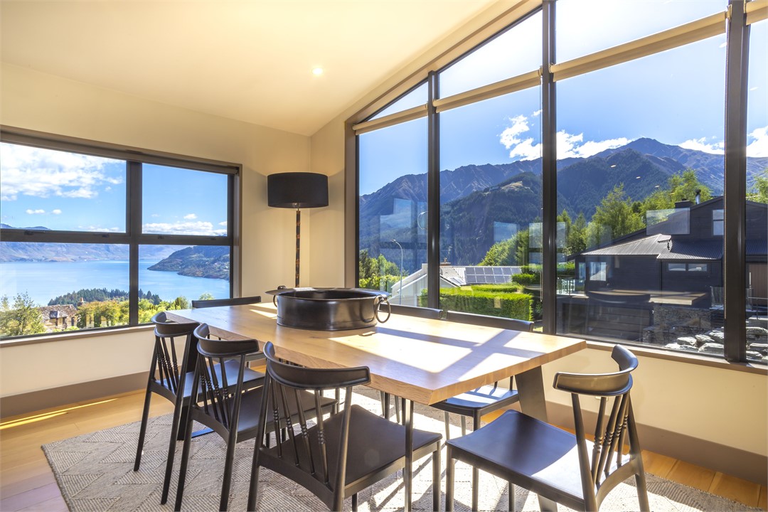 Magnificent views from 10 seater dining table