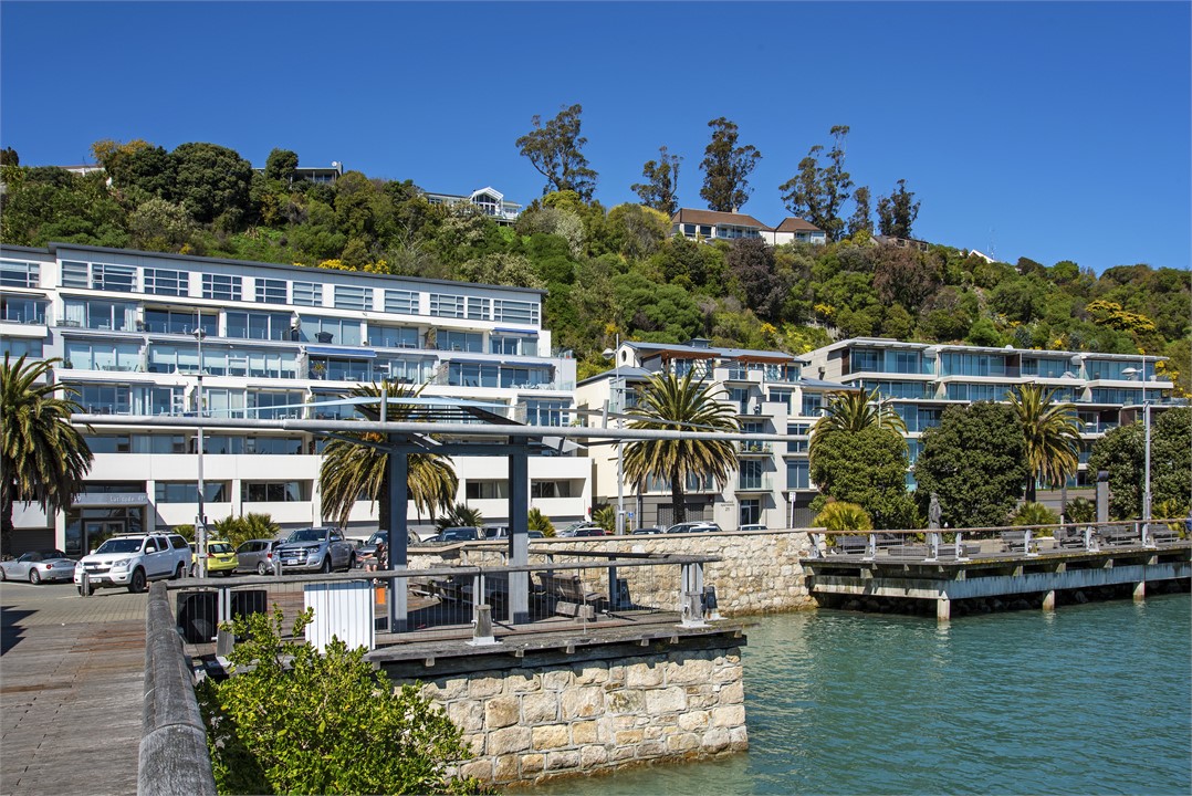 View of the Latitude41 Building from the Wharves