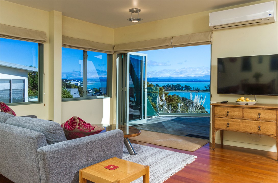 Living area with superb views