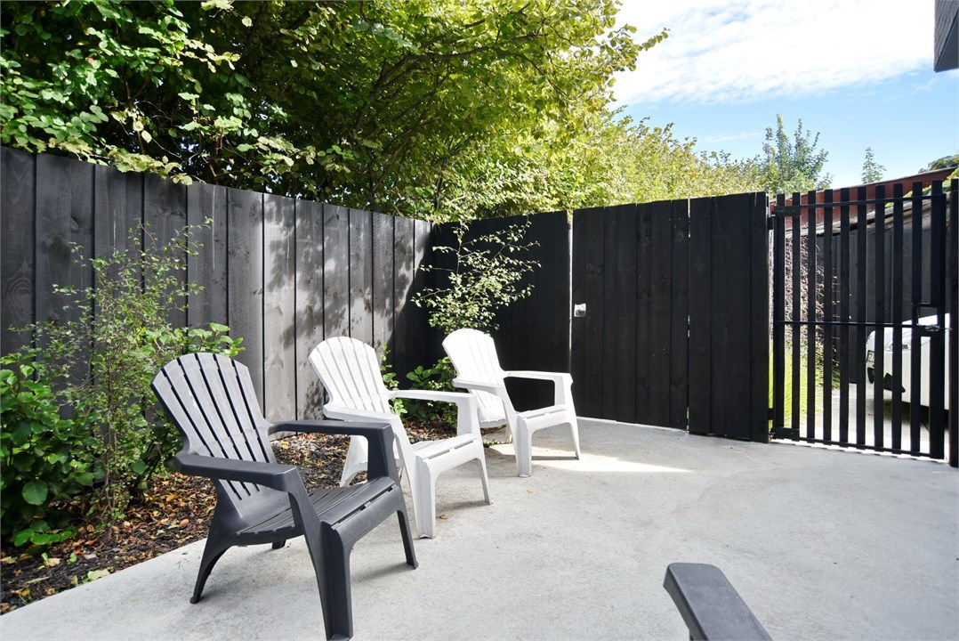 Seating areas outside