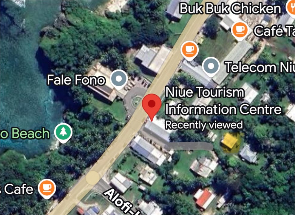 Yellow is our location