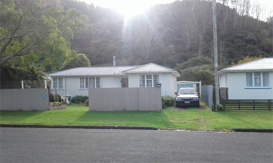 looking at the front door form the road