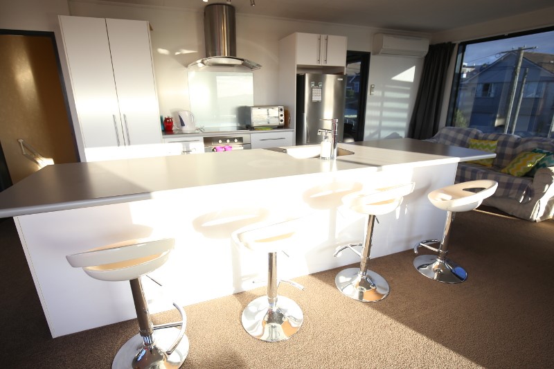 Modern kitchen with huge island