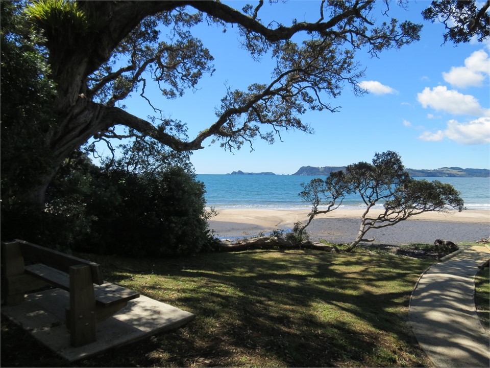 Simpson's Beach. On your way to Whitianga. 10 min