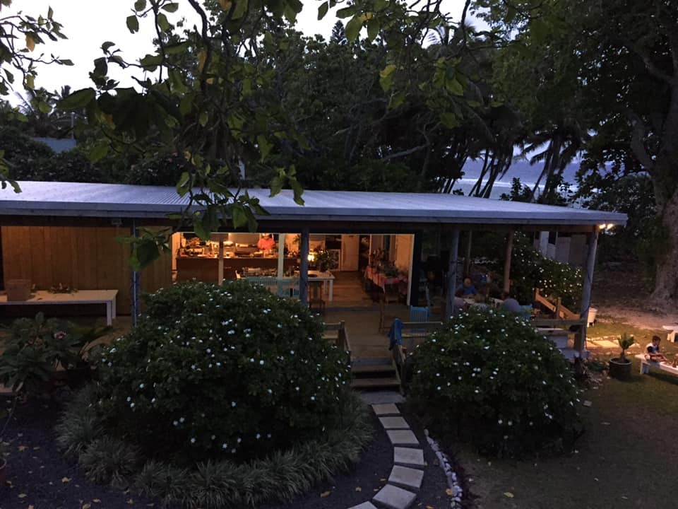 Looking east, that's the kitchen and deck