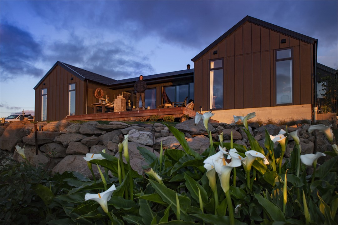 Expansive outdoor decks