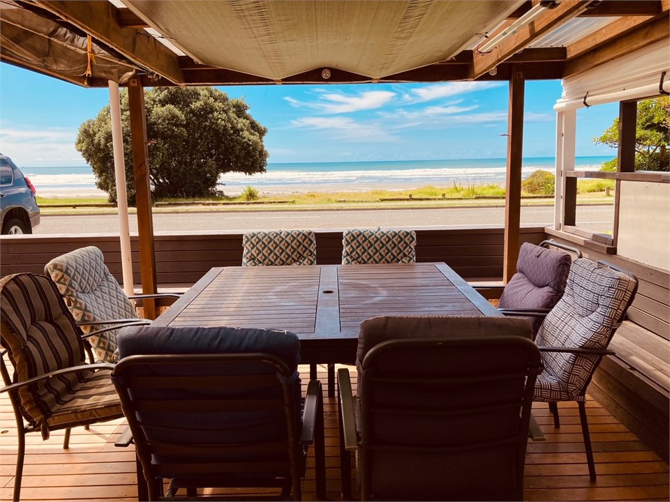 Outdoor Seating with Sea Vistas