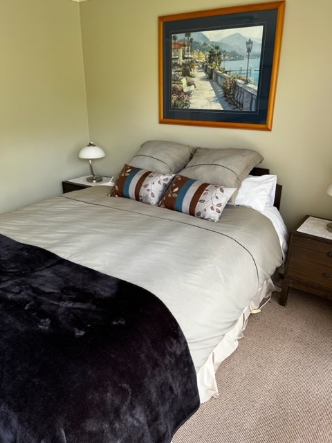 Comfortable Queen Bed in Master