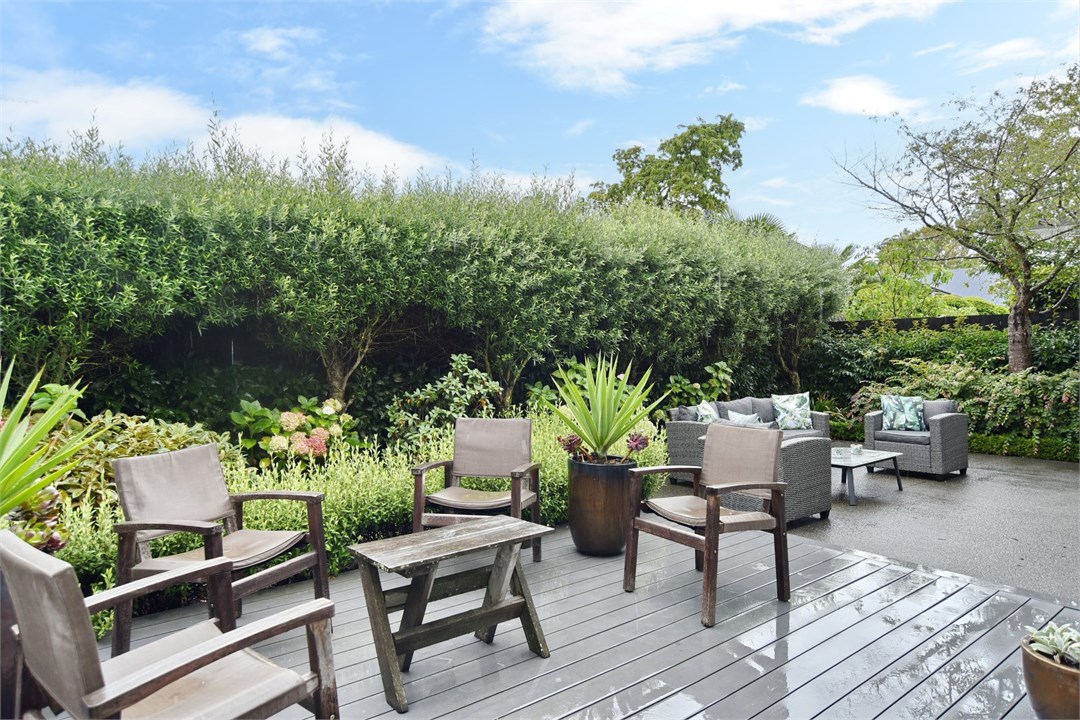 Outdoor seating area