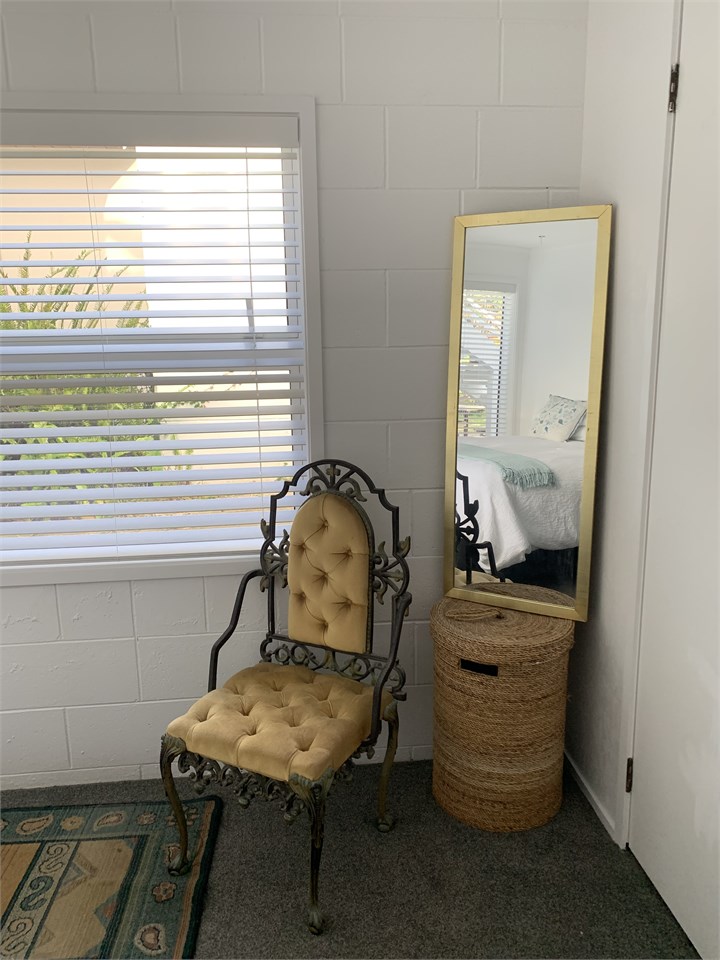 Clean fresh bedding and a double wardrobe!