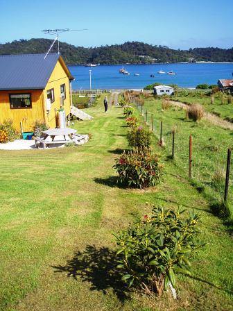 Looking down the garden