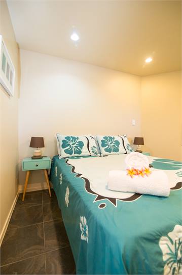 Downstairs bedroom 1 x queen bed