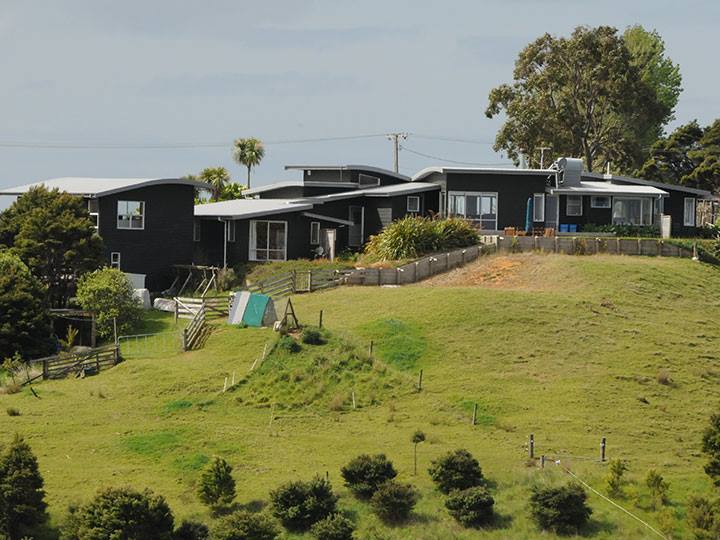 Back of our house from the paddock
