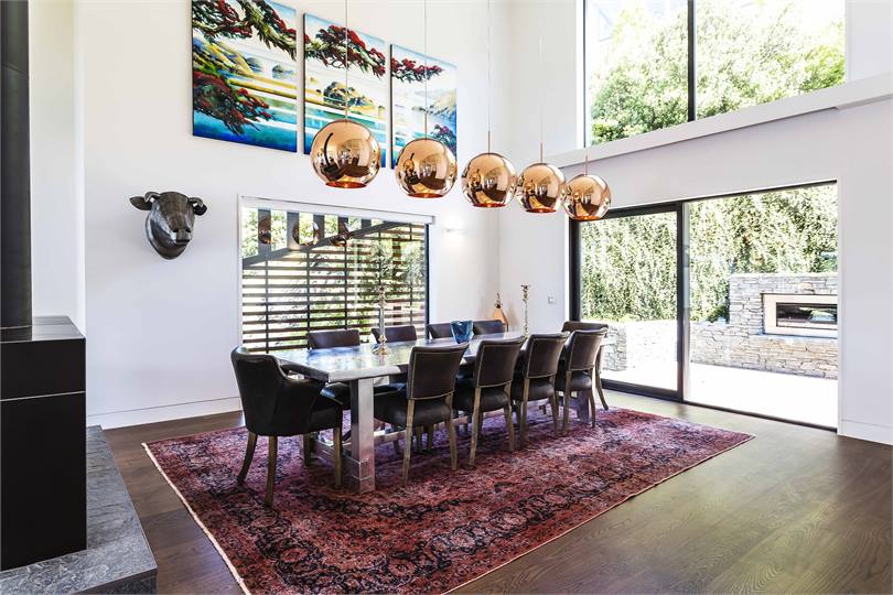 Light filled rooms from the extra-large windows