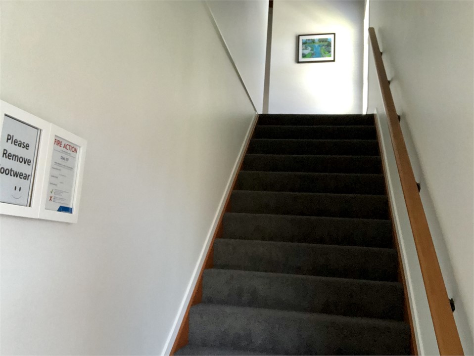 Staircase to apartment